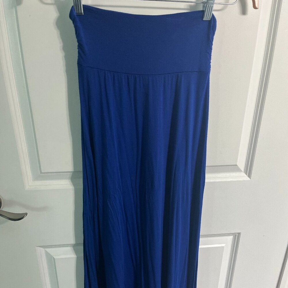 Dark Blue Bobeau Maxi Skirt Size XS